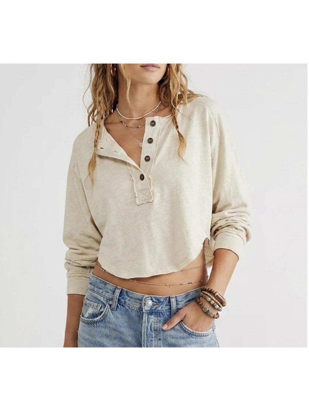 Free People  Melodi Henley Top